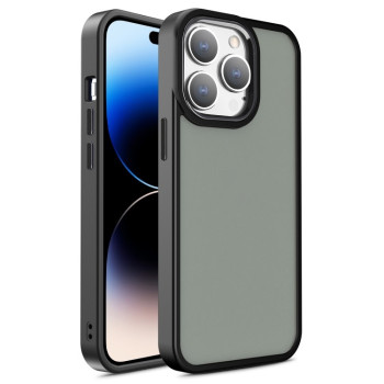 Противоударный чехол Shield Skin Feel для iPhone 15 Pro Max - черный
