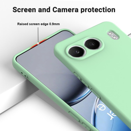 Силіконовий чохол Solid Color Liquid Silicone на OnePlus Nord 4 Pro XL - зелений