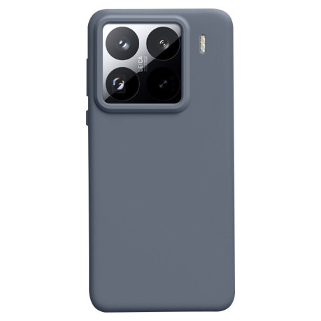 Силиконовый чехол Solid Color Liquid на Xiaomi 15 Pro - серые