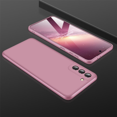 Протиударний чохол GKK Three Stage Splicing Full Coverage Samsung Galaxy S21 Plus - рожеве золото