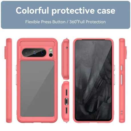 Протиударний чохол Colorful Acrylic Series для Google Pixel 8 Pro - червоний