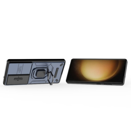 Протиударний чохол Sliding Camshield  для Samsung Galaxy S25 Ultra 5G - синій
