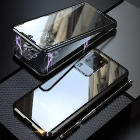 Магнитный чехол Magnetic Angular Frame на Samsung Galaxy S20 Ultra - черный