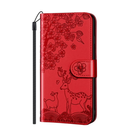Чохол-книга Sika Deer для iPhone 13 Pro - червоний
