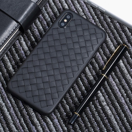 Чехол Benks Knitting Leather Surface Case на iPhone XS Max  черный