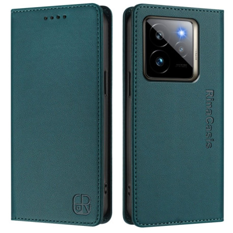 Чохол-книжка Retro Skin Feel Business Magnetic на Realme GT 7 Pro 5G - зелений