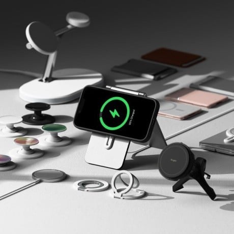 Оригинальный силиконовый чехол Ringke Silicone Magsafe для iPhone 16e - Black