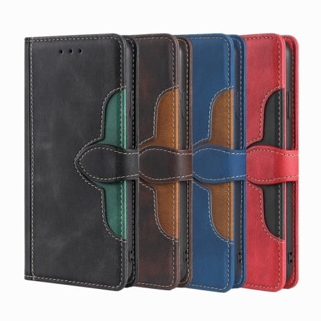 Чохол-книжка з м'яким покриттям Skin Feel та магнітною застібкою для OnePlus Ace 5 Racing / Nord CE5 — червоний