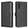 Чохол-книжка Litchi Texture RFID Anti-theft Leather для Samsung Galaxy M16 5G / F16 5G - чорний
