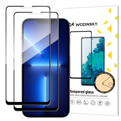 Комплект защитных стекол Wozinsky super-strong Full Glue full screen для iPhone 14 / 13 / 13 Pro