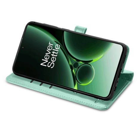 Чохол-книжка Cat and Dog для OnePlus Nord 3 - зелений