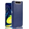 Удароміцний чохол Crocodile Texture на Samsung Galaxy A80-синій