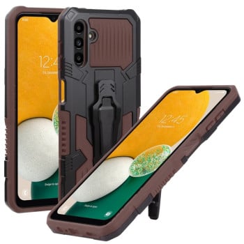 Противоударний чехол Armor Warrior на Samsung Galaxy A04s/A13 5G - коричневий