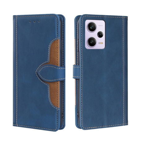 Чохол-книжка Skin Feel Straw Hat для Xiaomi Redmi Note 12 Pro 5G/Poco X5 Pro - синій