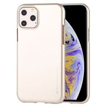 Ударозащитный Чехол MERCURY GOOSPERY i-JELLY TPU на iPhone 11 Pro Max-золотой