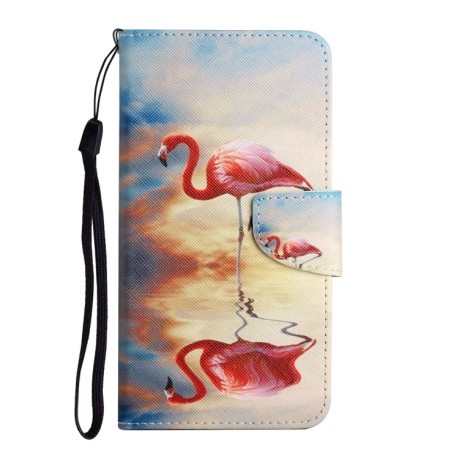 Чехол-книжка Painted Pattern для iPhone 11 - Flamingo