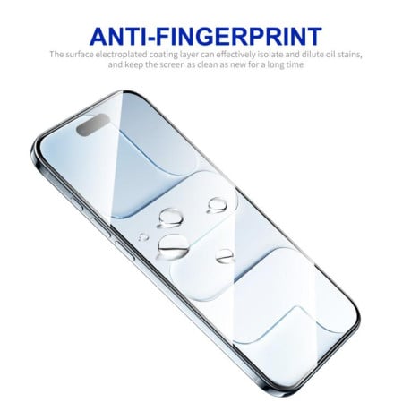 Защитное Стекло ENKAY Easy Install High Alumina Silicon на iPhone Air - черное