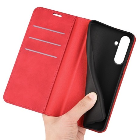 Чохол-книжка Retro Skin Feel Business Magnetic  для Samsung Galaxy A26 - червоний