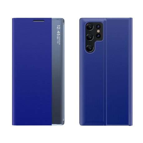 Чохол-книжка Clear View Standing Cover Samsung Galaxy S22 Ultra 5G - синій