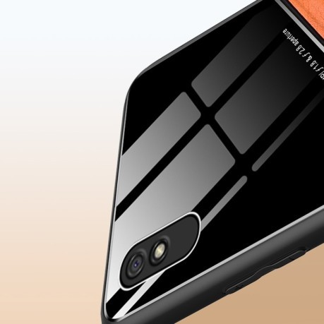 Противоударный чехол Organic Glass для Xiaomi Redmi 9A - оранжевый