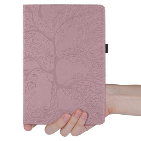 Чохол-книжка Tree Life Embossed Rotation Leather для Xiaomi Redmi Pad SE 8.7 4G - рожеве золото
