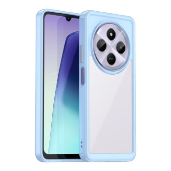 Протиударний чохол Colorful Acrylic Series із кольоровою силіконовою боковиною на Xiaomi Redmi 14C 4G/Poco C75/Redmi A4 5G - синій