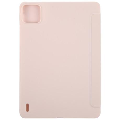 Чехол-книжка Demation Silicone Leather для Xiaomi Pad 7 / 7 Pro - розовое золото