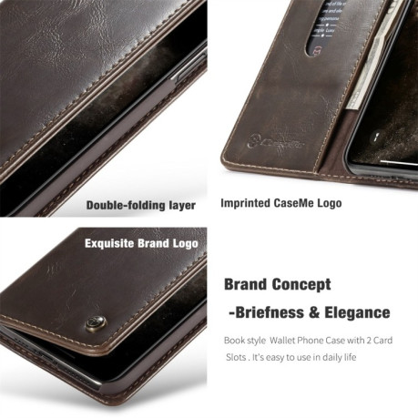 Кожаный чехол-книжка CaseMe 003 Series на iPhone 11 Pro Max - черный