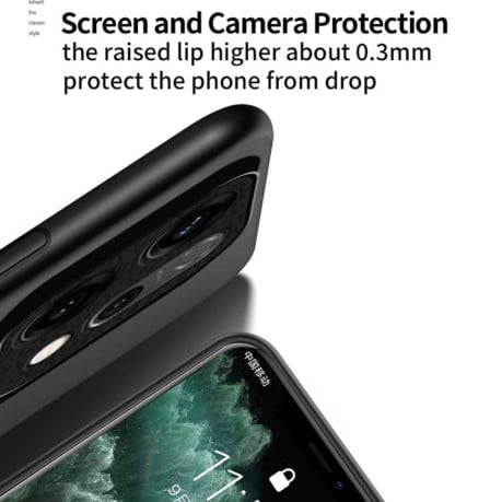 Противоударный чехол Tilt Strip Grain на OPPO Reno14 Global  - синий