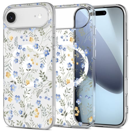 Чохол Tech-Protect FlexAir Hybrid з MagSafe на iPhone Air - Daisies with Leaves
