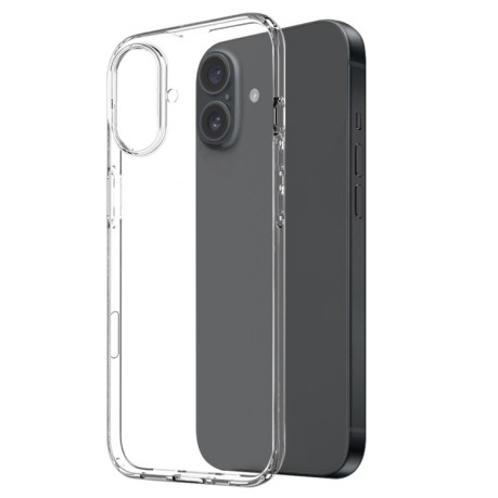 Комплект чехла с защитным стеклом NORTHJO 2 in 1 на iPhone 16 - прозрачное