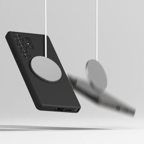 Оригінальний чохол Ringke Silicone MagSafe для Samsung Galaxy S25 Ultra - чорний