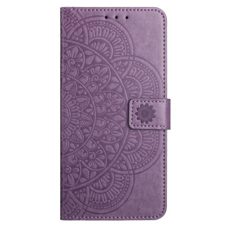 Чохол-книжка Flower Embossed Leather Xiaomi Redmi Note 14 4G 164.48mm - фіолетовий