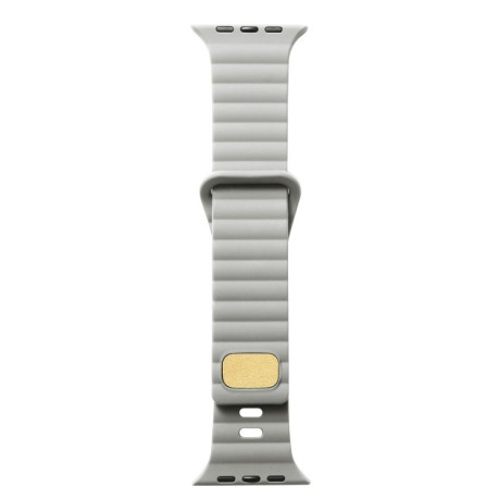 Силіконовий ремінець Breathable Skin-friendly для Apple Watch Series 8/7 41mm / 40mm / 38mm - бежевий