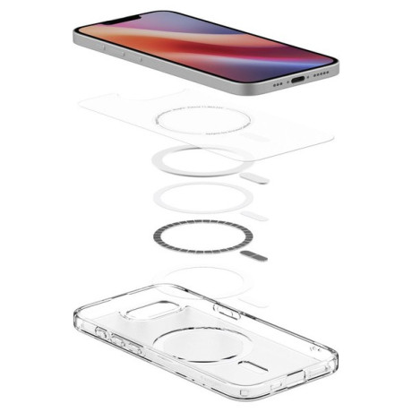 Оригінальний чохол Spigen Ultra Hybrid MagSafe для iPhone 16e - White