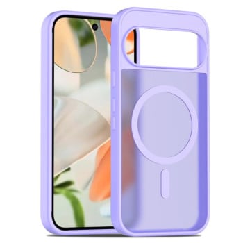 Чохол з м'якою фактурою Skin-feel з MagSafe гібридний на Google Pixel 10/10 Pro - фіолетовий