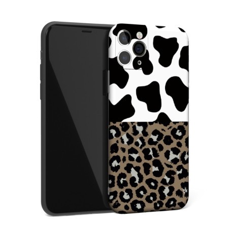 Противоударный чехол Precision Hole для iPhone 11 - Leopard + Milk Cow