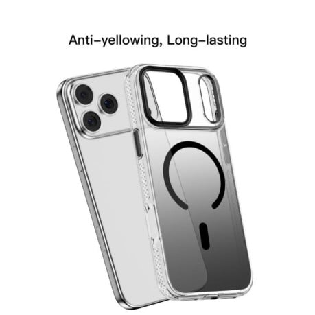 Чехол Mutural Ice Series MagSafe Gradient Matte на iPhone 17 Pro Max - оранжевый