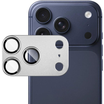 Металева захисна накладка Imak на камеру на iPhone 18 Pro Max — срібляста