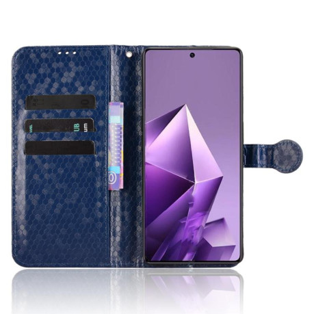 Чехол-книжка Honeycomb Dot для Infinix Note 50 Pro+ - синий