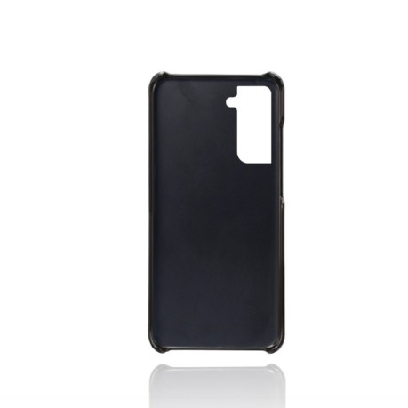 Противоударный чехол Calf Texture для Samsung Galaxy S22 - черный