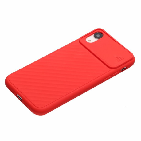 Чехол Sliding Camera на iPhone XR - красный