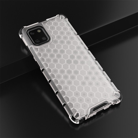 Противоударный чехол Honeycomb на Samsung Galaxy Note 10 Lite -белый