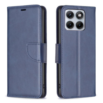 Чохол-книжка Lambskin Texture Pure Color на Motorola Edge 70 Fusion 5G — синій