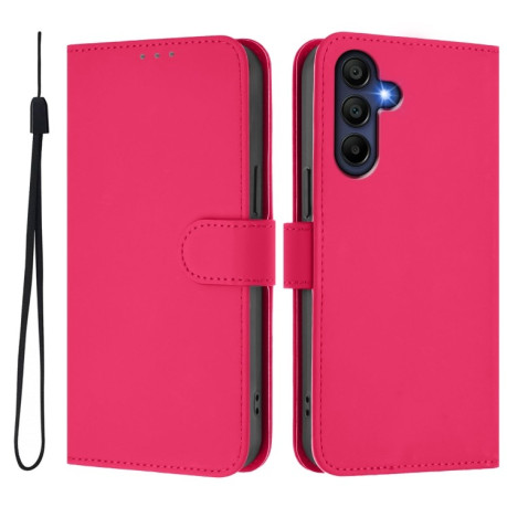 Чехол-книжка Skin Feel S-type для Samsung Galaxy A26 5G - пурпурно-красный