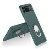Противоударный чехол GKK Foldable для Samsung Galaxy Z Flip3 5G - зеленый