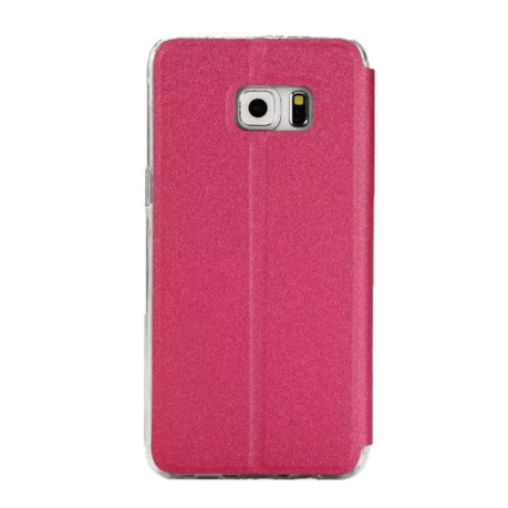Чехол-книжка Display ID для Samsung Galaxy S7 Edge / G935 - пурпурно-красный
