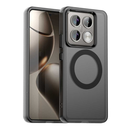 Противоударный чехол MagSafe Holder PC Hybrid для Xiaomi 14T Pro - черный