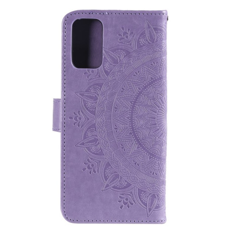 Чехол-книжка Totem Flower для Xiaomi Poco M3 - фиолетовый