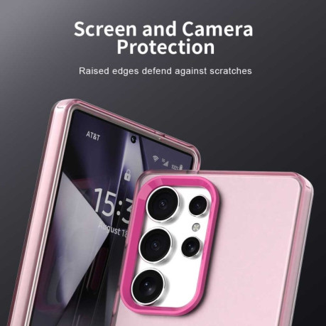 Противоударный чехол Candy Series для Samsung Galaxy S25 Ultra 5G - красный